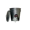 Behrens 7.5 Gallon Galvanized Steel Outdoor Compost Refuse Can