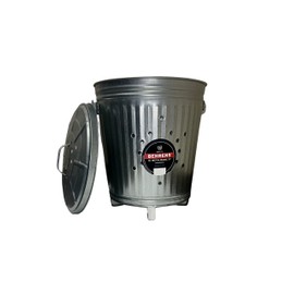 Behrens 7.5 Gallon Galvanized Steel Outdoor Compost Refuse Can