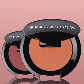 EVAGARDEN Luxury Blush - Easily Blendable Texture - Enhances Your Makeup Finish - Soft Focus Effect Visibly Reduces Fine Lines - Highlights Cheekbone and Sculpts Face - 352 Cadium Orange - 0.17 oz
