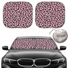 Gven Windshield Sun Shade 2pcs with Bonus Pink Car Sunshade