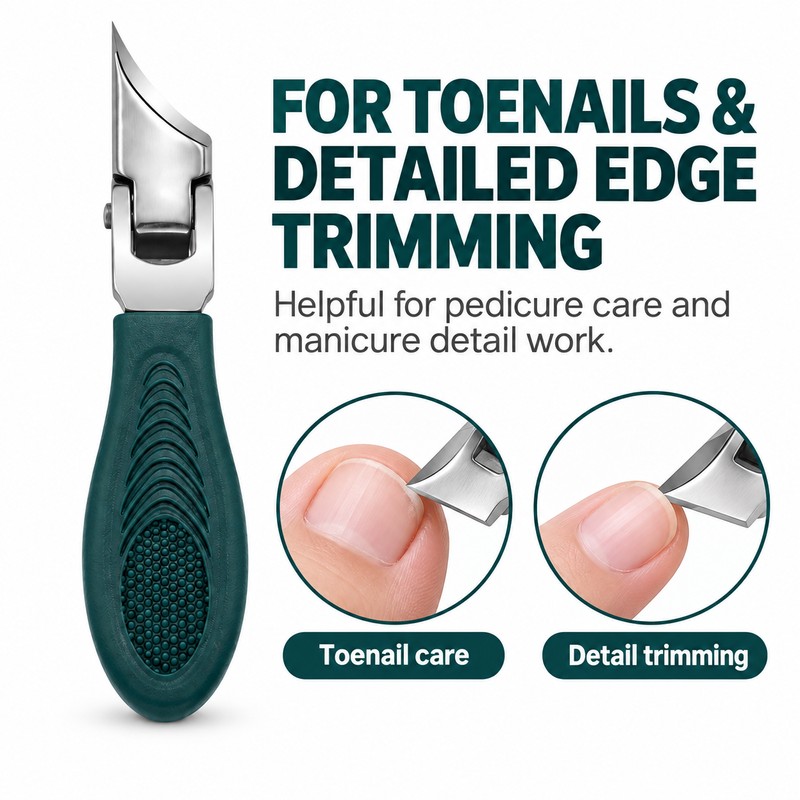 Slant Edge Toenail Clipper Set for Thick Nails – Stainless