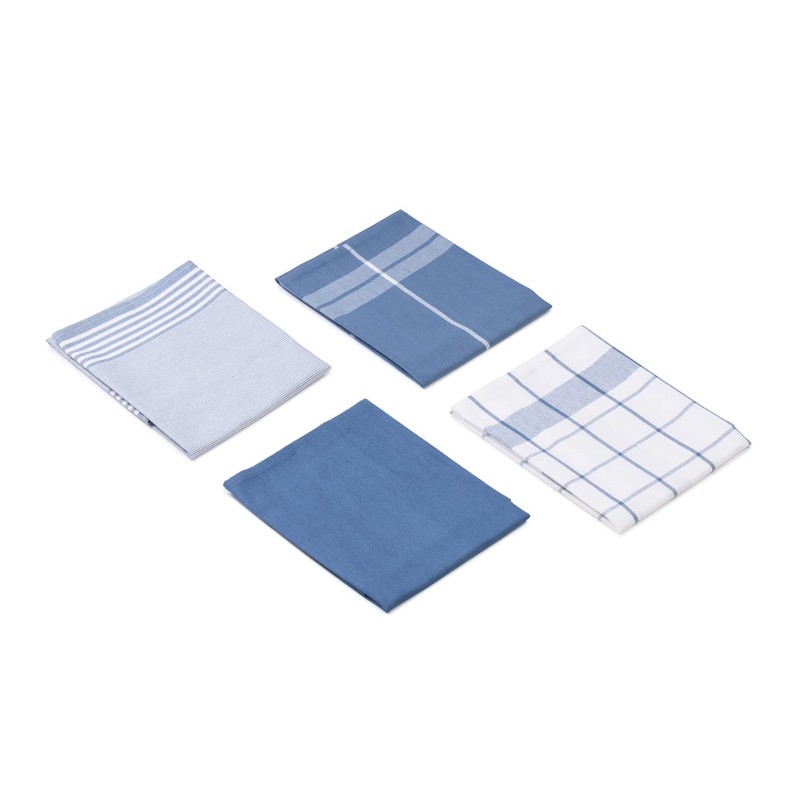 Gözze - Set of 4 Tea Towels, 100% Jacquard Cotton,