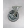 Hy-Weld 6" x 2" Non-Marking Rubber Caster(Flat) - Swivel (2EA)