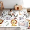 NOONKTY Foldable Extra Large Play Mat, Non Toxic Foam Thick