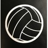 C60620 (White) Volleyball 2pack 3.5in