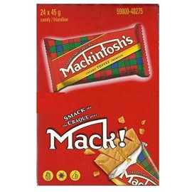 Nestle Mackintosh's 24 Pack Creamy Toffee Bars in Original Display Box