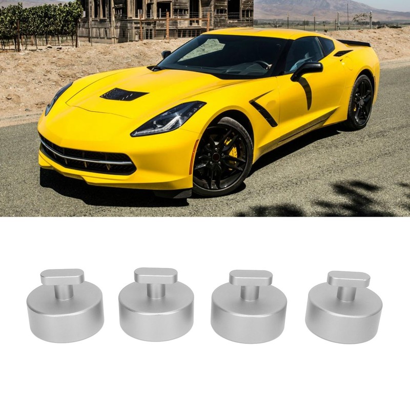4PCS Jack Pad Billet Aluminum Lift Point Jack Adapter Pucks