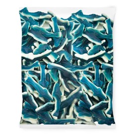 Sunny Island Blue Baby Sharks Gummy Candy, Made with Real Fruit Juice, 2 Pound Bag