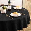 Homaxy Table Cloth Round 150 cm, Washable Polyester Jacquard Tablecloth,