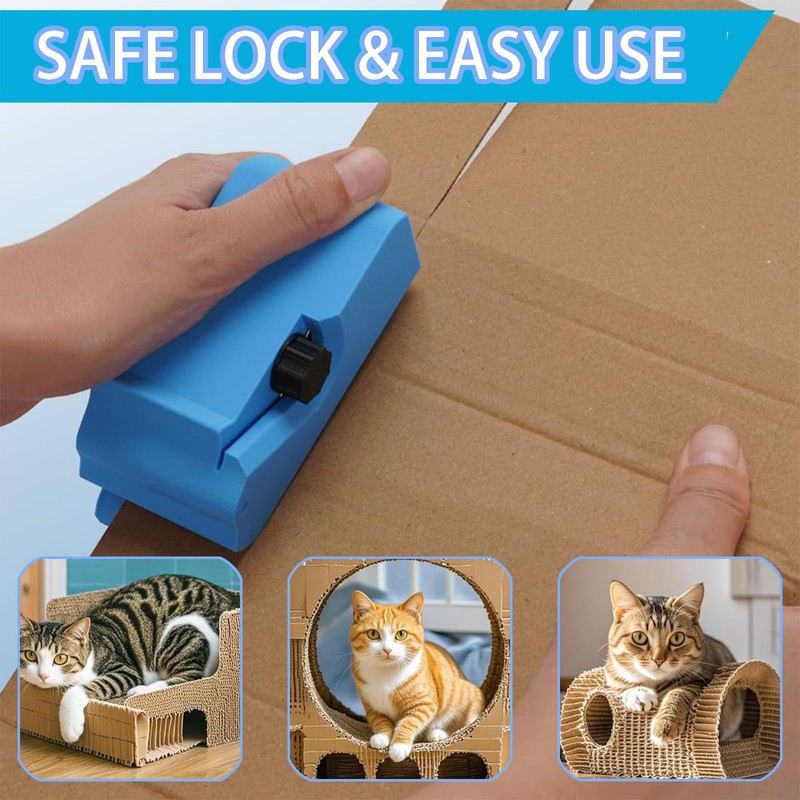 Cardboard Cutter for Cat Scratcher, DIY Tool for Custom Cat
