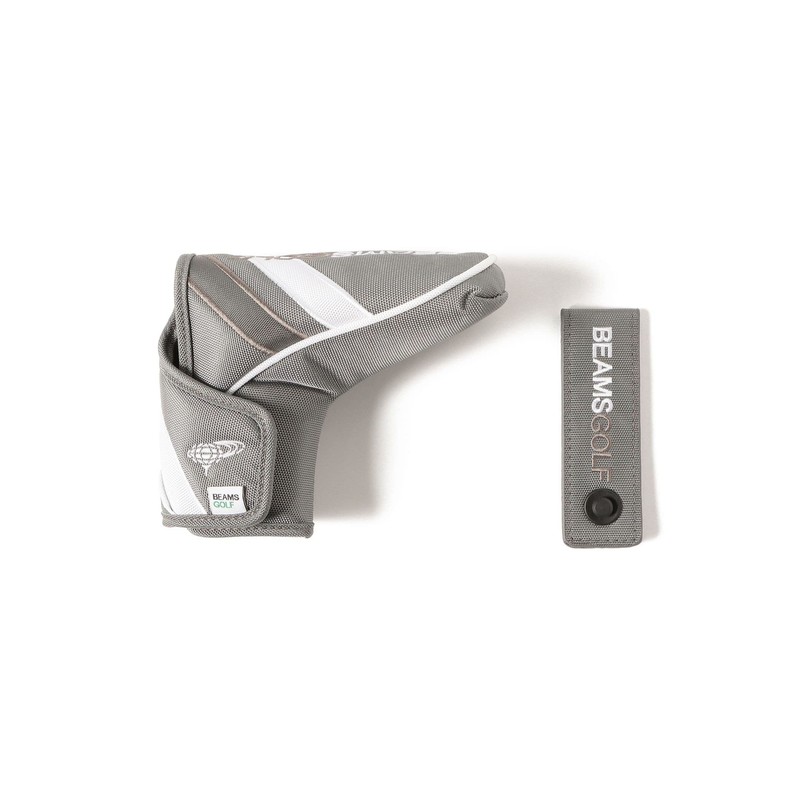 BEAMS GOLF Double Line Putter Cover (Pin-Type) GREY FREE