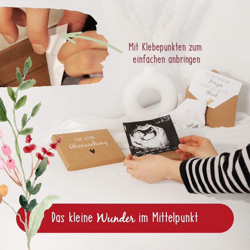 Amari Baby Socks Gift Set - "Du wirst Opa" -