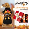 BWOGUE 2 Pack Thanksgiving Dog Shirts for Large Dogs, Turkey