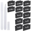 Pack of 12 Label Holder Set, Abeillo PVC Basket Labels