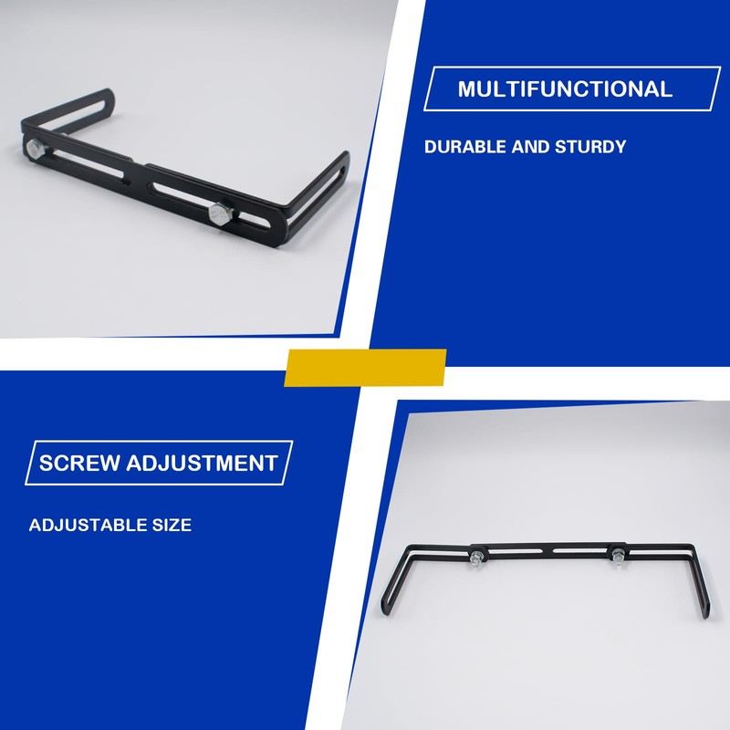 2 Sets Adjustable Universal Mounting Bracket for CB/ham Radio Transceiver