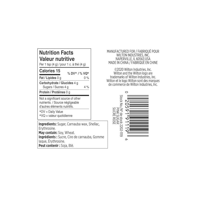Wilton Pink Spring Sugar, 3.25oz