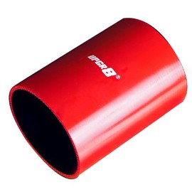 Upgr8 Universal 4-Ply High Performance Straight Coupler Silicone Hose 152MM Length (4.0"(102MM), Red)