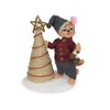 Annalee Plaid and Pine Mouse with Tree, 6 inch Collectible
