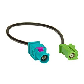tomzz Audio 1500-020 GPS Antennenadapter Fakra auf Pioneer (HRS-F) passend für Pioneer AVIC-F Geräte auf GPS Antennen mit Fakra Anschluss