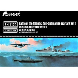 Flyhawk Model FLYFH1120 1/700 Atlantic Marine Combat Set, 1 Plastic Model