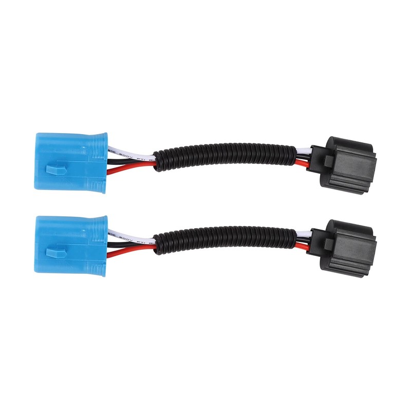 9007 Male to H13 Female Headlight Fog Light Adapter F250