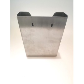 Detektierbar.de A5 Stainless Steel Document Holder - Perfect Wall Holder for Production Areas, Industry, Office, Workshop, Laboratory, Durable and Hygienic