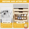 Pull Out Cabinet Organizer, 14''W×21''D×19''H Soft Close Slide Out Wooden