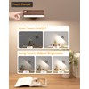 DetarZinLED Battery Operated Wall Sconces Set of 2,Rechargeable Wall Lights