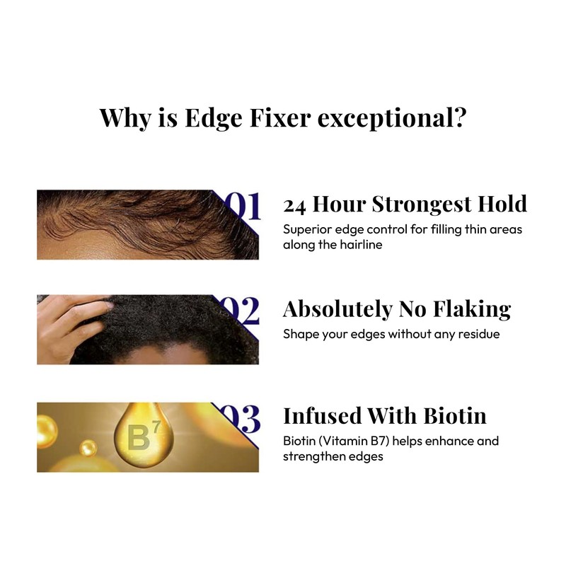 Red by Kiss Edge Fixer Extreme Hold, Strong Edge Control
