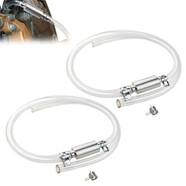 Pricyru Brake Bleeder Hose - One Way Check Valve Tube Bleeding Tool Kit, Brake Bleeder for Hydraulic System Bleeding Car Motorcycle Clutch (2PCS)