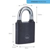 Yale Iron Padlock 38mm - Silver - Hardened Steel Shackle