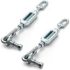 Otoolling 2 Pcs Adjustable Turnbuckle Stabilizer TC422-39700 Compatible with Kubota