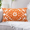 Alysheer Embroidered Lumbar Decorative Throw Pillow Cover 12"x 20", Classic