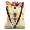 Yellow Jacket Minimalist Animal Wildlife Pattern Tote Bag