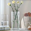 Rospynn Acrylic Cylinder Vase, Thick Vase, Non-Breakable Plastic, Decorative Centerpiece