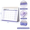 2026 Desk Calendar - Jan. 2026 - Dec. 2026, 12