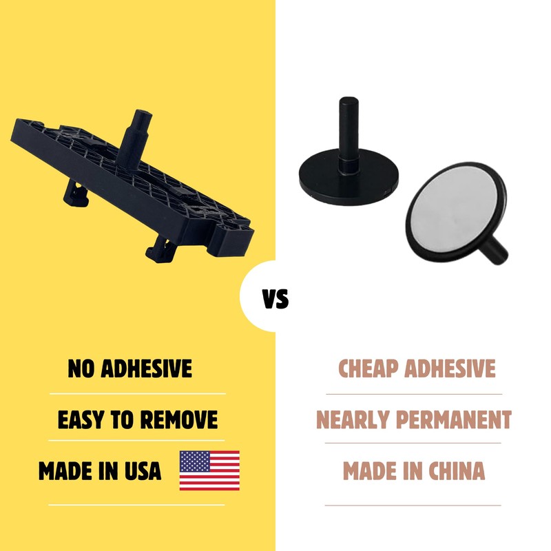 No Adhesive 8 Pack Duck Holder for Jeep Wrangler JK/TJ