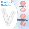JJUNW 10pcs Empty Lip Gloss Tubes, 1.2ml Mini Refillable Cosmetic