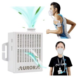 4WDKING Rechargeable Electrical Air Purifying, Reusable Portable Air Purifier with HEPA Filter for Sleeping Outdoor Sports Housework