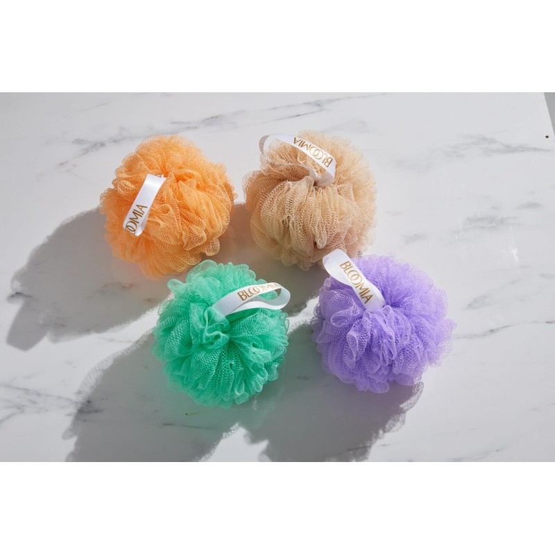 Pack 4 Esponjas Para Baño De Colores