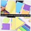 MAGICLULU 2pcs Sticky Memo Pad and Index Tabs Notebook for
