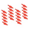 Sosoport 20 Pcs Tail Plastic Material 8mm Size Bow Arrow