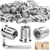Ziamzra Pack of 100 Screw-in Nuts M6 x 15 mm