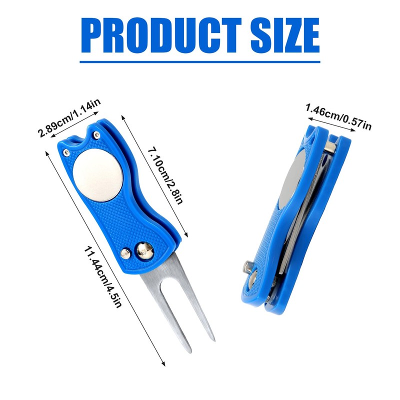 Golf Divot Repair Tool, Stainless Steel Divot Repair Tool Foldable