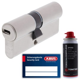 Abus EC660 ECK660 Profile Cylinder, Keyed Alike with Security Card incl. 3 Keys