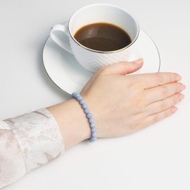 Genuine Gemstone Bracelet with Round 6 mm Beads – Various Lengths – Healing Stone Protective Stone Bracelet Lucky Charm Talisman Gift, Gemstone, Gemstone