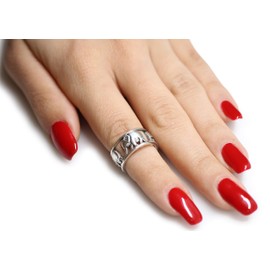 CloseoutWarehouse 925 Sterling Silver Elephant Carousel Ring Size 8