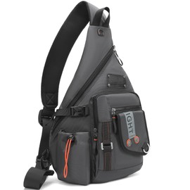 NICGID Sling Bag Backpack, 14.1'' Laptop Bag Crossbody Shoulder Chest Backpacks Travel Outdoors for Men Women