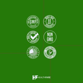 Healthfare Vitamin B1 100mg | 60 Capsules | Thiamine Supplement | 