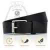LINDENMANN Men's Leather Belt 40 mm Wide Belt Full Cowhide